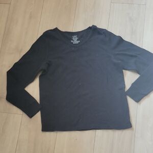 West Loop Black Pajama Top